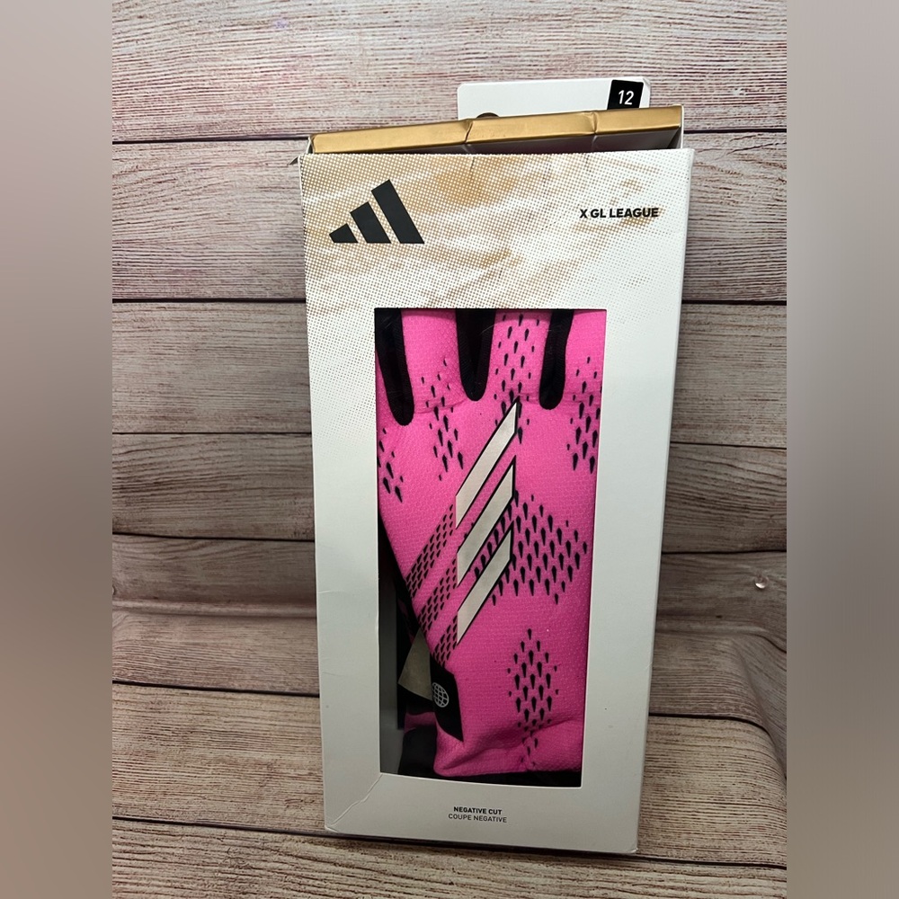 Adidas X Speedportal League Pink Goalkeeper Gloves Adult Size 12